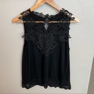 ‼️FINAL PRICE‼️ Racheal Lace High Neck Tank